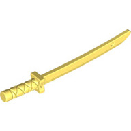 Lego meč Shamshir / Katana, světle žlutá jasná (6374068)